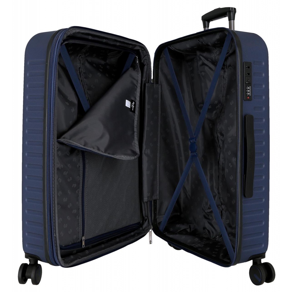 Stredný cestovný kufor Pepe Jeans Lenay Marine 68 cm 68 l