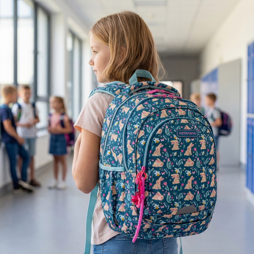 Školní batoh AstraBAG CANDY BUNNY AB330