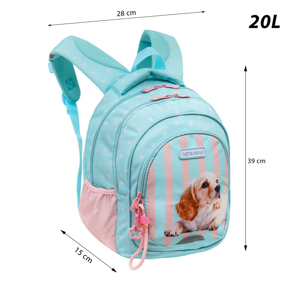 Školský batoh pre prvý stupeň AstraBAG Puppy Line, AB330, 502026046