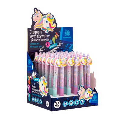 Gumovací klik pero AstraPEN Oops! Unicorn 0,5mm