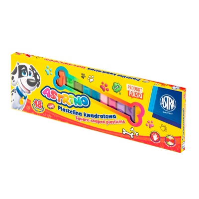 Modelovací plastelína Astrino 18 barev