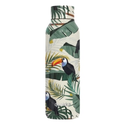 Nerezová termoska Quokka Solid Tropical 510 ml | Vakuová termoláhev