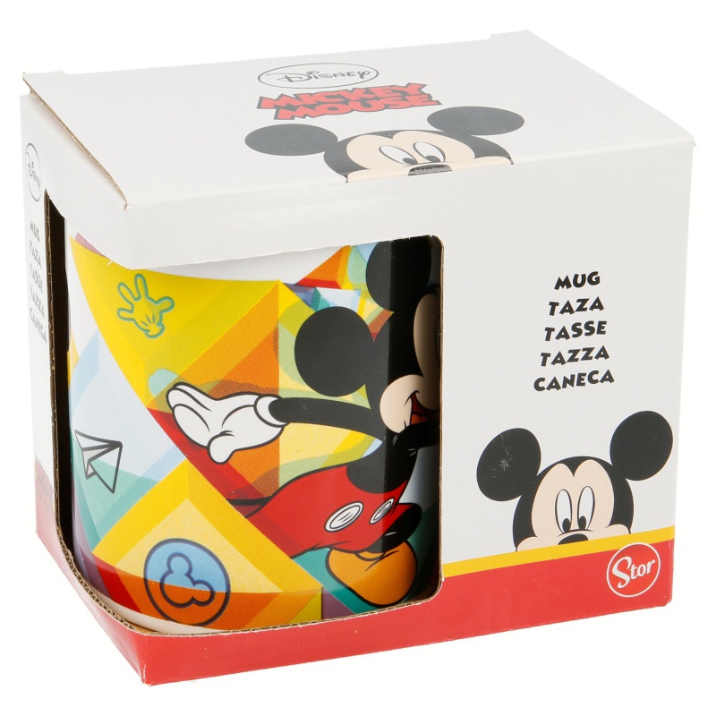 Štýlový keramický hrnček Mickey Mouse Color Flow s objemom 325 ml poteší všetkých fanúšikov ikonickej Disney postavičky. Farebný