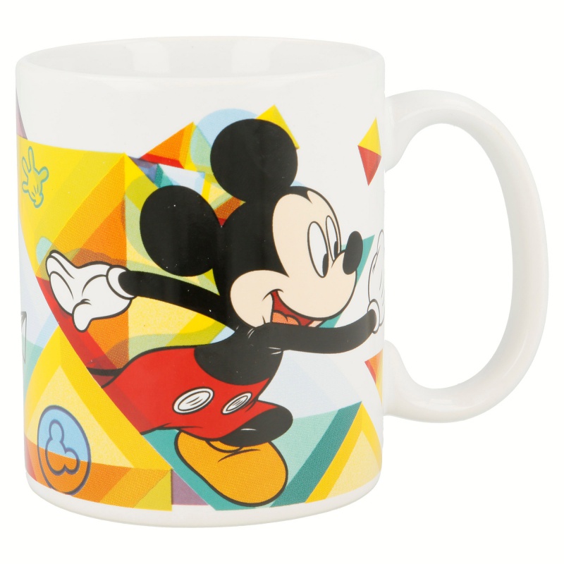 Stylový keramický hrnek Mickey Mouse Color Flow o objemu 325 ml potěší všechny fanoušky ikonické Disney postavičky. Barevný