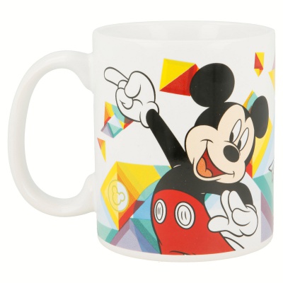 Štýlový keramický hrnček Mickey Mouse Color Flow s objemom 325 ml poteší všetkých fanúšikov ikonickej Disney postavičky. Farebný