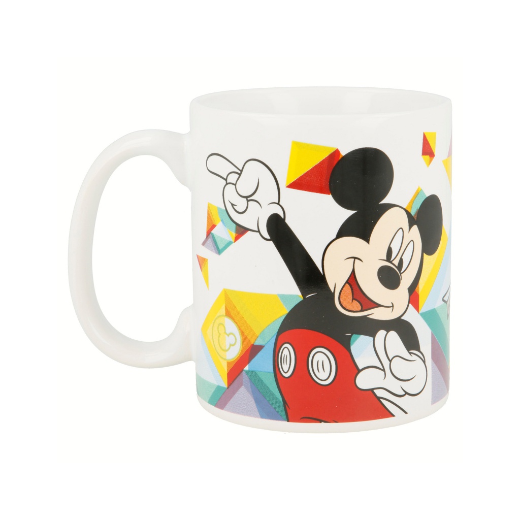Stylový keramický hrnek Mickey Mouse Color Flow o objemu 325 ml potěší všechny fanoušky ikonické Disney postavičky. Barevný
