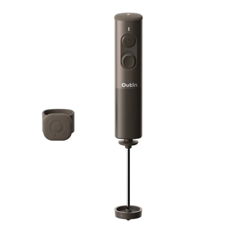 OutIn LattoGo elektrický napěňovač mléka Tundra Brown