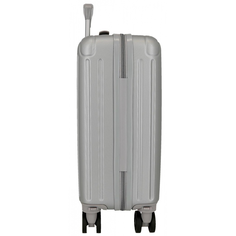 Kabinový kufr Movem Timber Silver 40 cm | Odnímatelná kolečka, 24 l