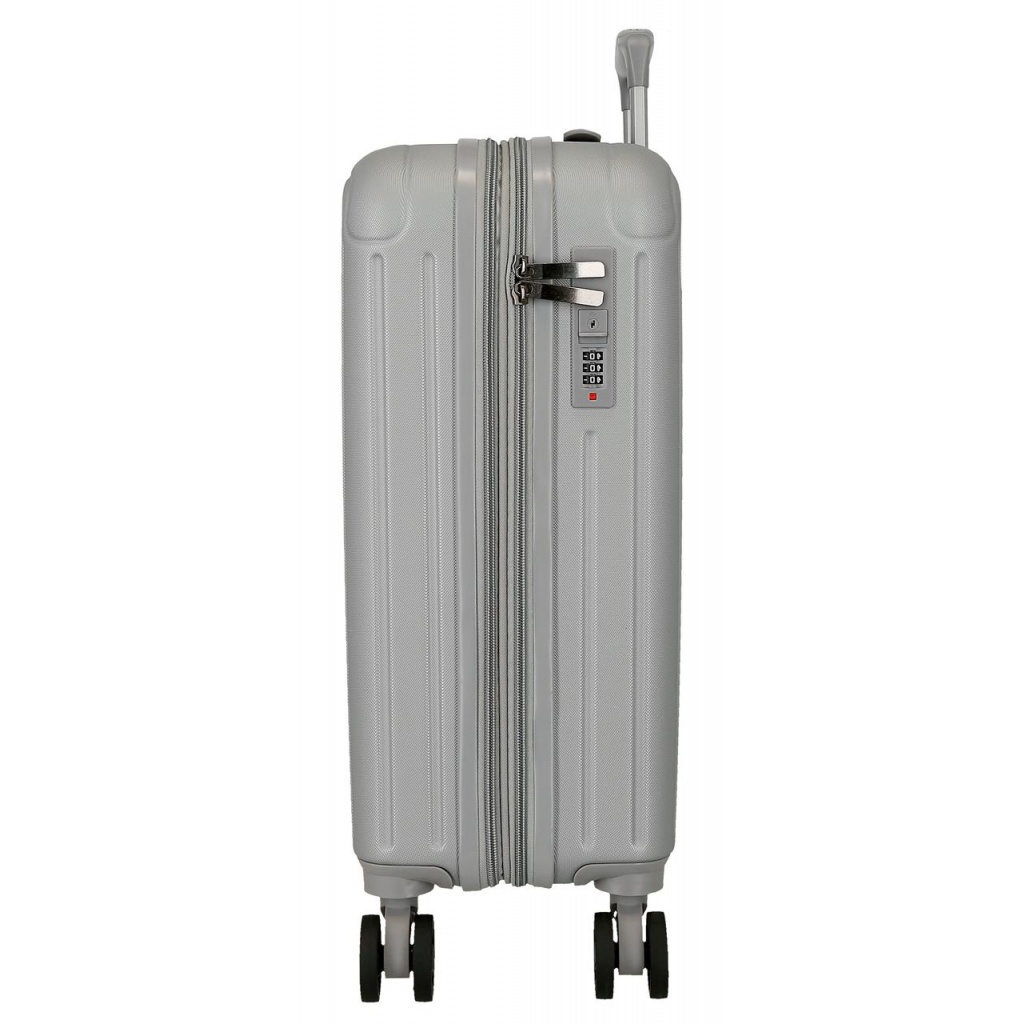 Kabinový kufr Movem Timber Silver 55 cm | Rozšiřitelný kufr s TSA