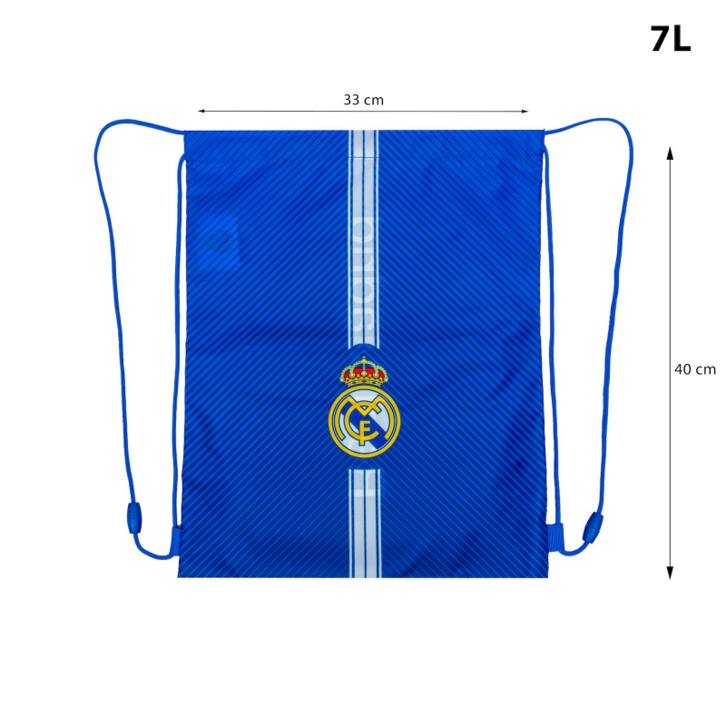 Sáček na přezůvky Real Madrid Young, 40×33 cm