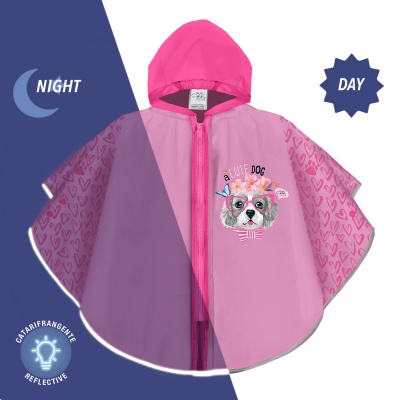 detska-plastenka-ponco-perletti-cool-kids-quotcute-dogquot-3-6-let-15680