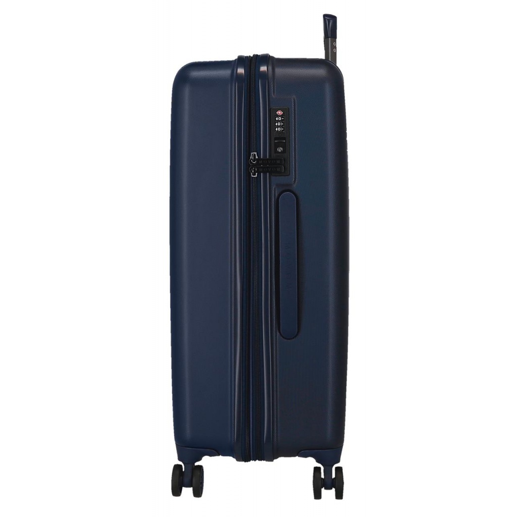 MOVEM Wood Navy Blue, Skořepinový cestovní kufr, 75x52x32cm, 109L, 5319364 (large exp.)
