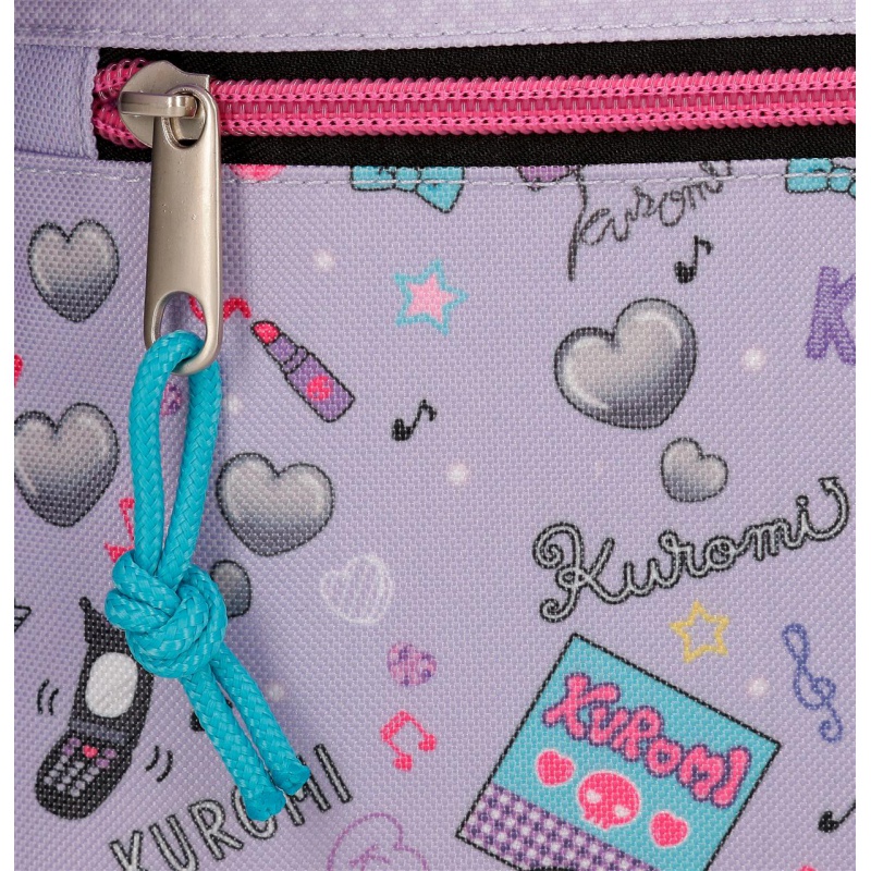 Batoh na kolieskach pre dievčatá Kuromi Retropop