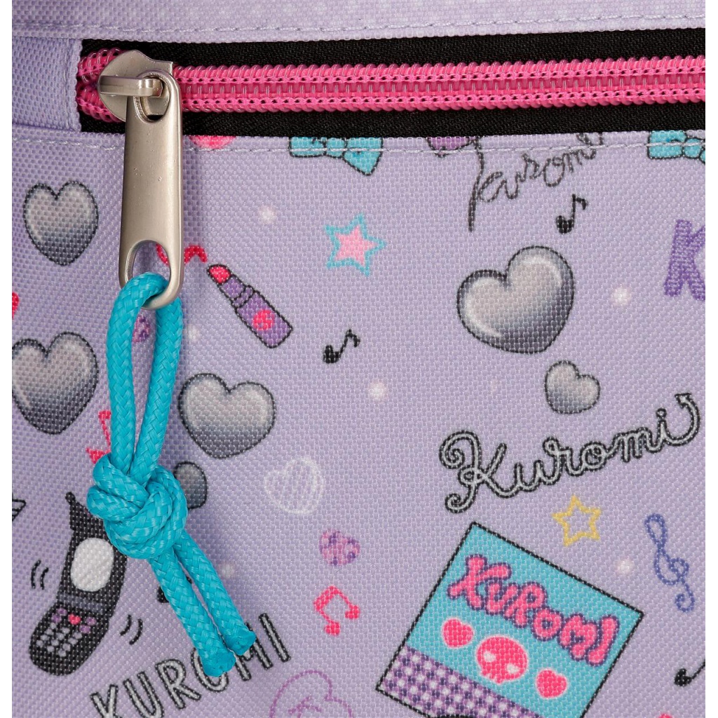 Batoh na kolieskach pre dievčatá Kuromi Retropop