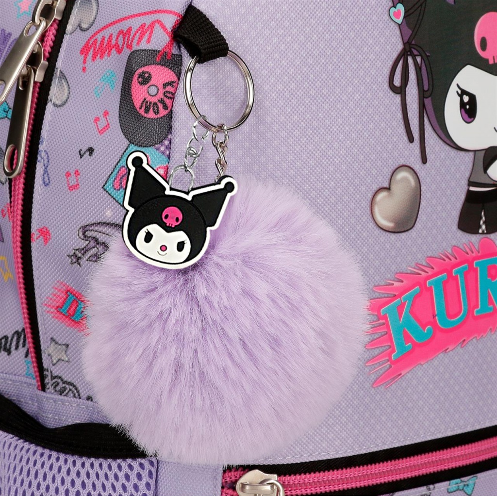 Batoh na kolečkách pro dívky Kuromi Retropop