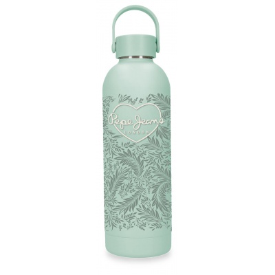 Nerezová láhev Pepe Jeans Coralie mátově zelená 500 ml