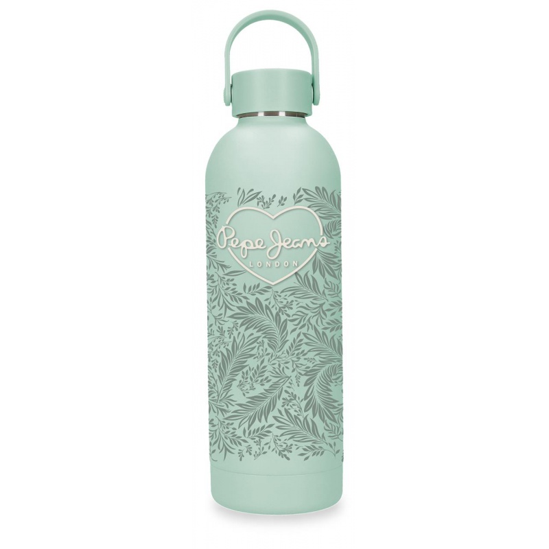 Nerezová fľaša Pepe Jeans Coralie mätovo zelená 500 ml