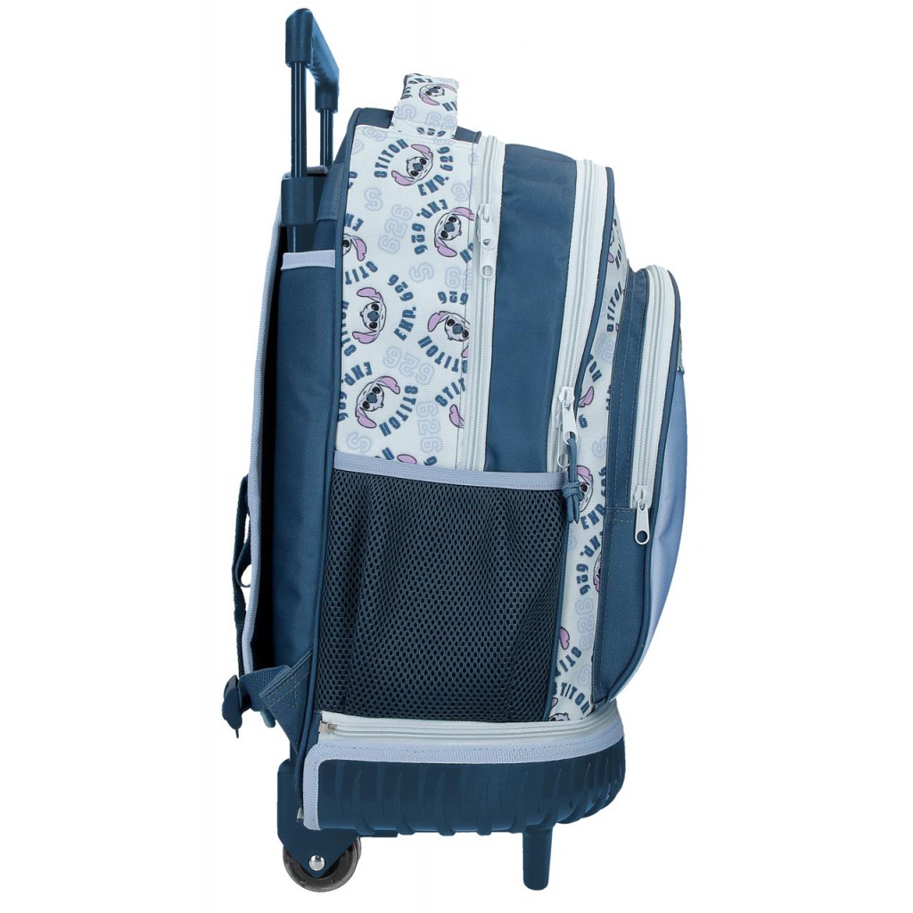 Školní batoh na kolečkách Stitch Keep Going