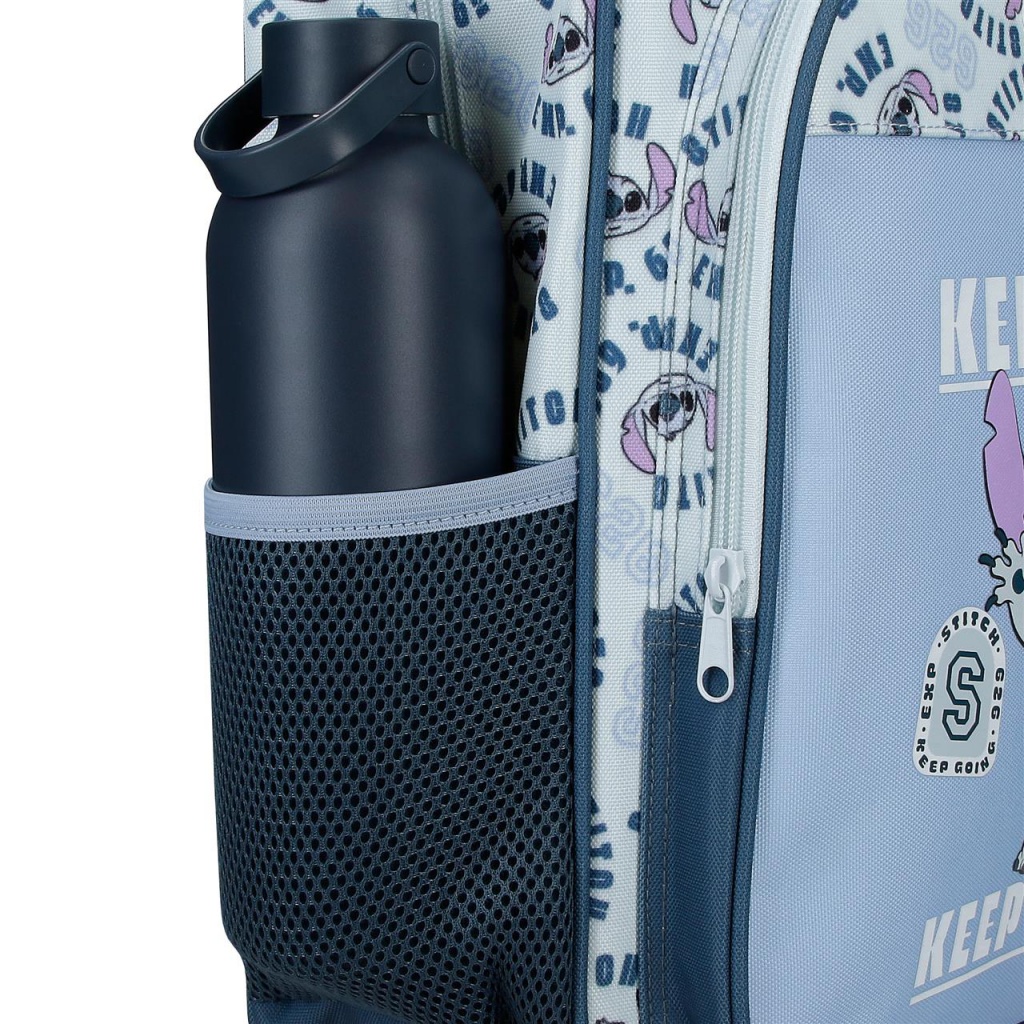 Školní batoh na kolečkách Stitch Keep Going