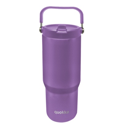 Nerezový termopohár Quokka Core Amethyst Purple o objemu 860 ml je praktickým společníkem na každodenní cesty, do práce i na