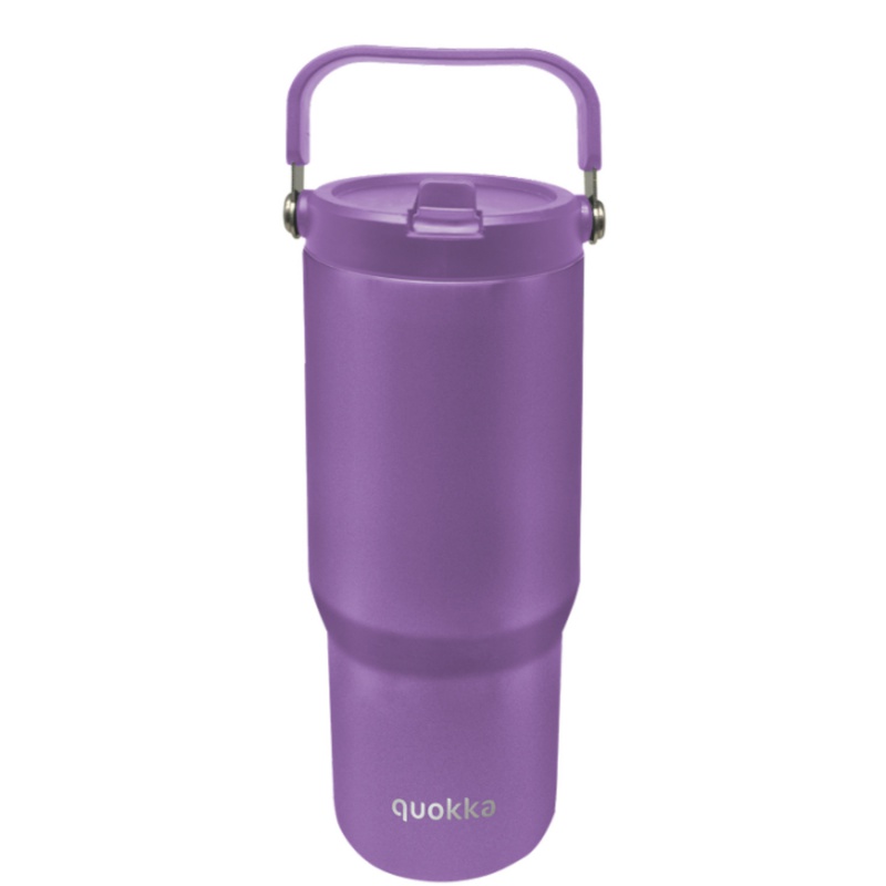 Nerezový termopohár Quokka Core Amethyst Purple o objemu 860 ml je praktickým společníkem na každodenní cesty, do práce i na