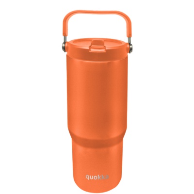 Nerezový termopohár Quokka Core Papaya Orange o objemu 860 ml je praktickým společníkem na každodenní cesty, do práce i na výl.
