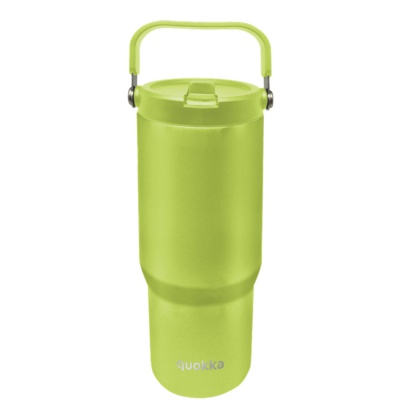 Nerezový termopohár Quokka Core Apple Green o objemu 860 ml je praktickým společníkem na každodenní cesty, do práce i na výlet