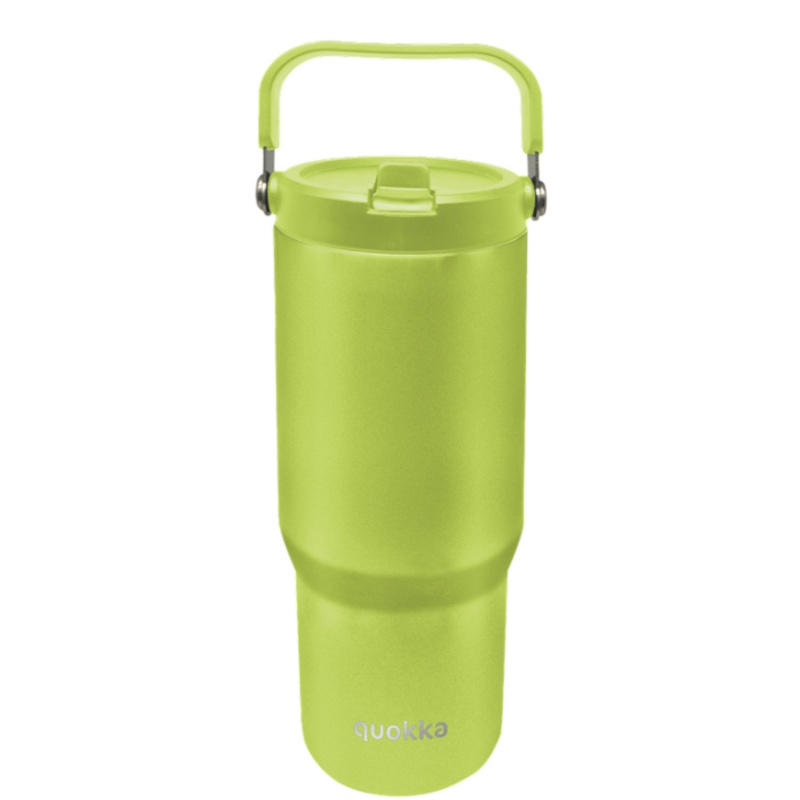 Nerezový termopohár Quokka Core Apple Green o objemu 860 ml je praktickým společníkem na každodenní cesty, do práce i na výlet