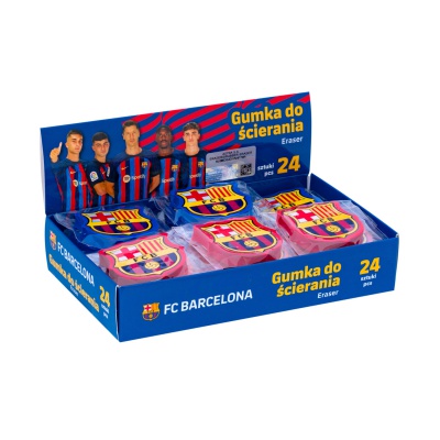 Měkká guma FC Barcelona pro gumování tužky. Účinně odstraňuje stopy grafitu bez poškození papíru a bez zanechání stop. Vhod