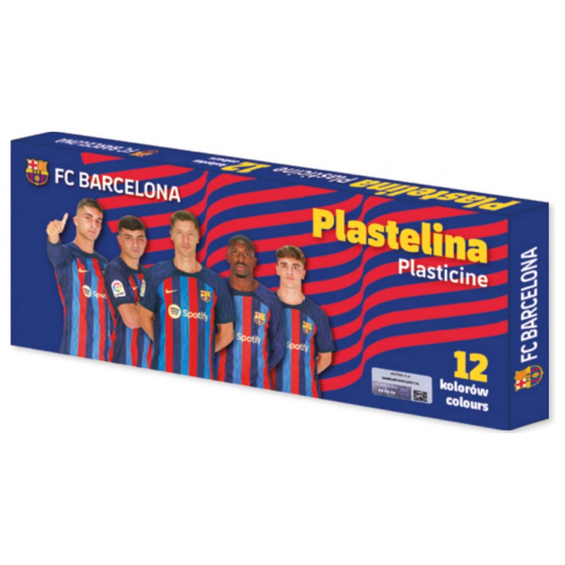 Školní plastelína FC Barcelona 12 barev | Astra