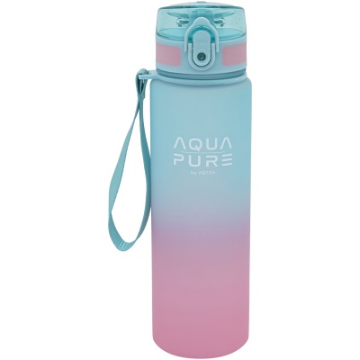 Zdravá fľaša Aqua Pure Astra 600 ml ružovo-mätová
