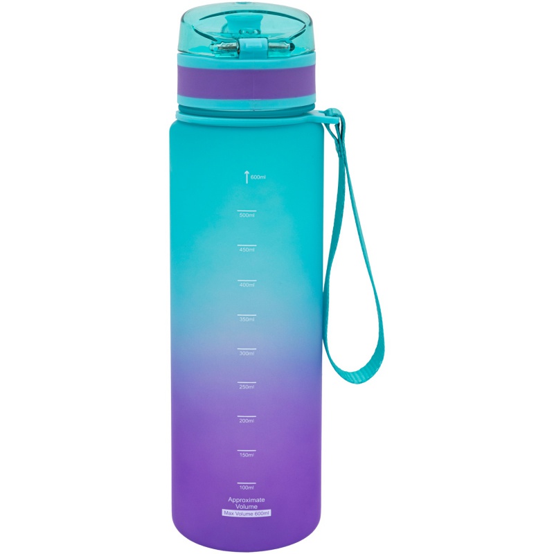 Zdravá fľaša Aqua Pure Astra 600 ml mätovo-levanduľová