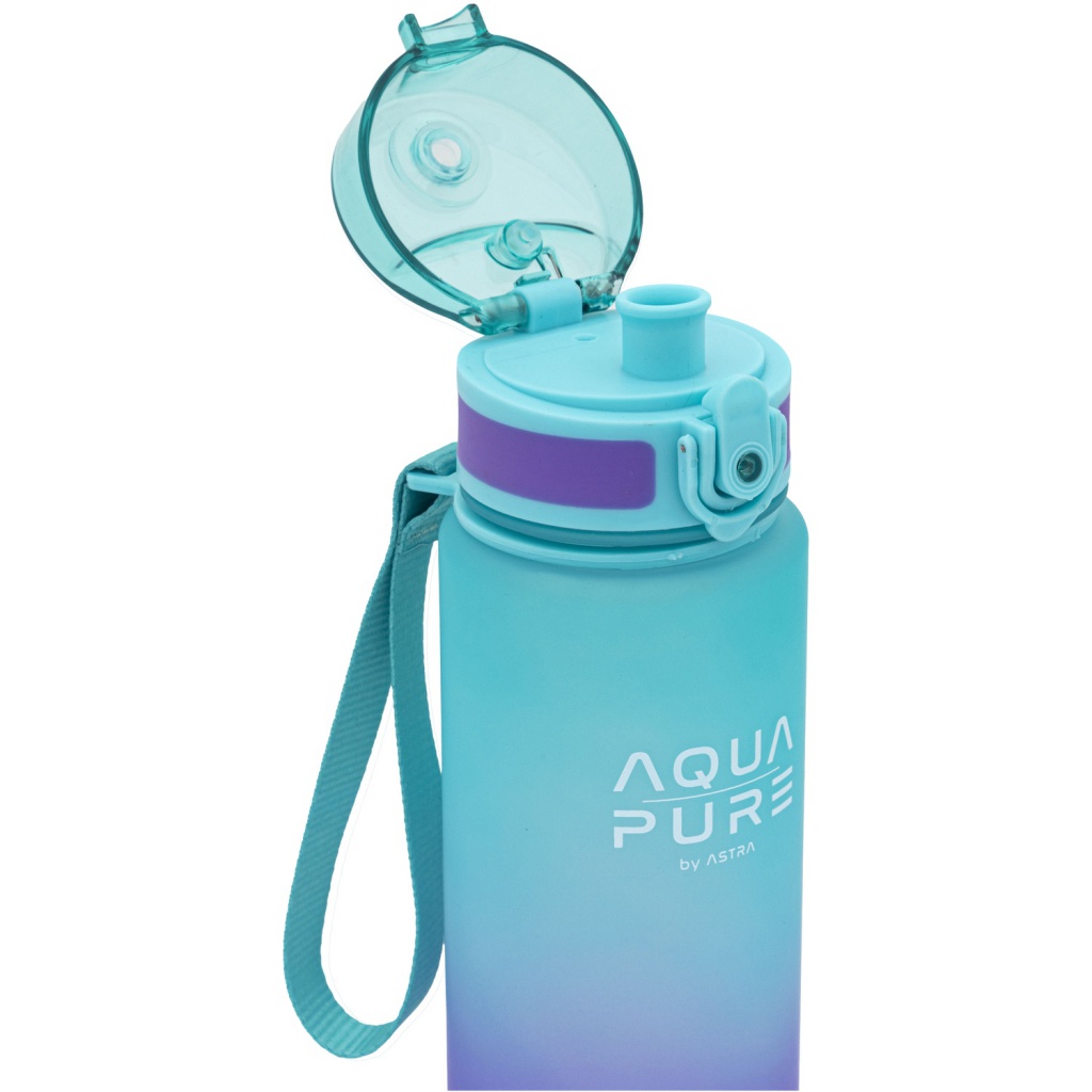 Zdravá fľaša Aqua Pure Astra 600 ml mätovo-levanduľová