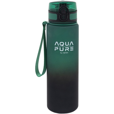 Zdravá fľaša Aqua Pure Astra 600 ml zeleno-čierna