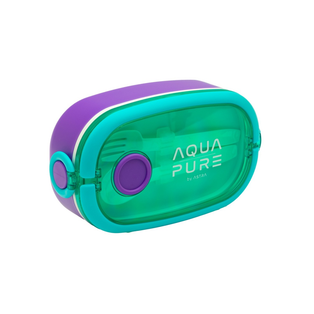 Svačinový box Aqua Pure Astra 900 ml mátovo-levandulový