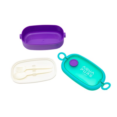 Desiatový box Aqua Pure Astra 900 ml mätovo-levanduľový