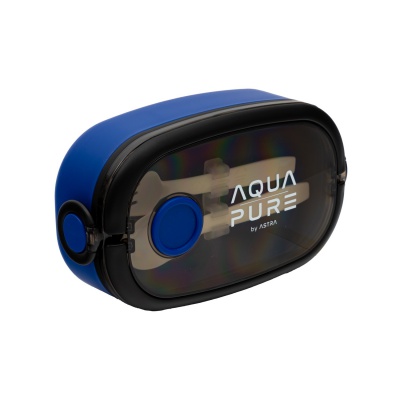 Desiatový box Aqua Pure Astra 900 ml modro-čierny