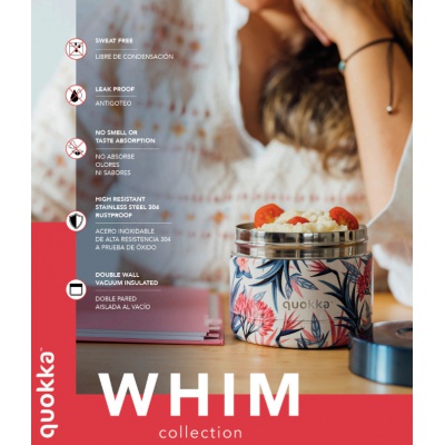 Nerezová termodóza na jedlo Quokka Whim Night Forest - 600 ml, 41121