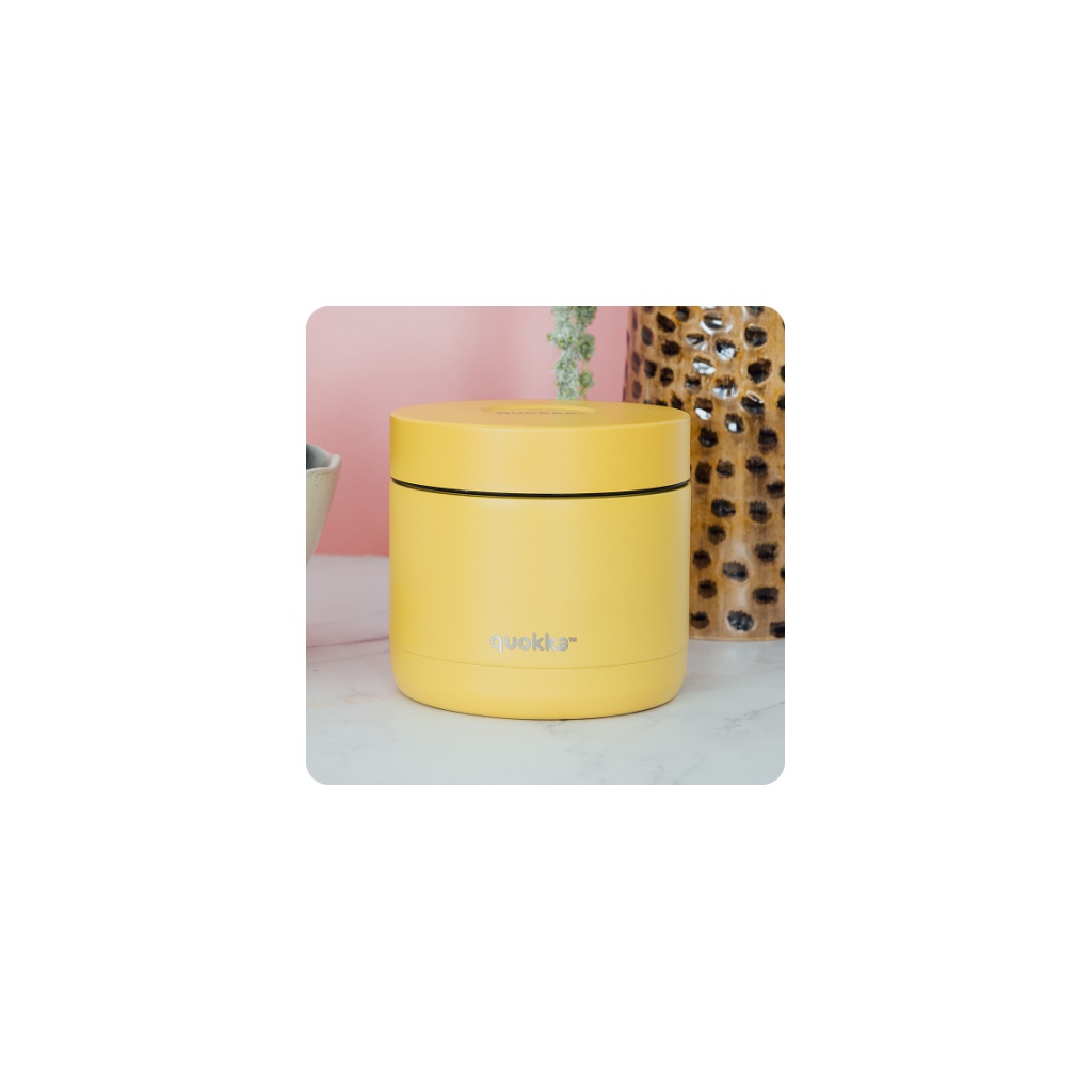 Nerezová termodóza na jedlo Quokka Whim Saffron Yellow - 600 ml | ZdenkaTri