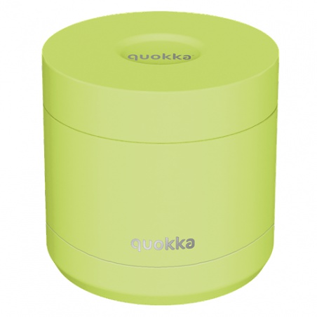 Nerezová termodóza na jídlo Quokka Whim Apple Green o objemu 600 ml je praktickým řešením pro přenášení jídla do práce, školy