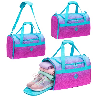 Športová taška AstraBAG Hexagon Green 45×28×22 cm, 27l