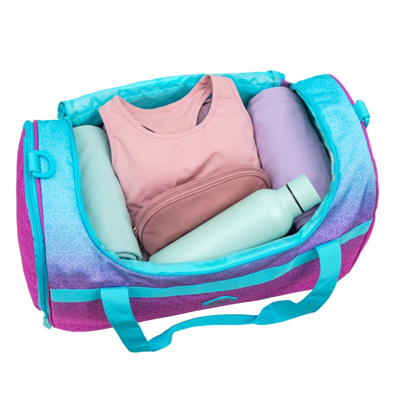 Športová taška AstraBAG Hexagon Green 45×28×22 cm, 27l