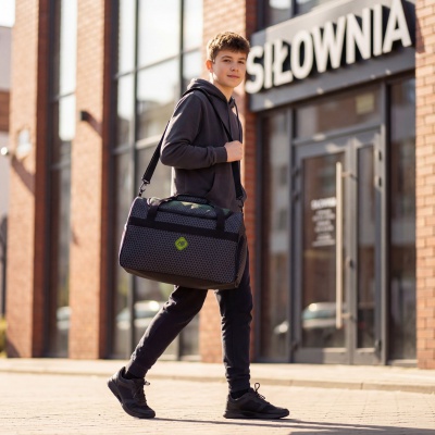 sportova-taska-astrabag-hexagon-green-ombre-45-28-22-cm-506026006