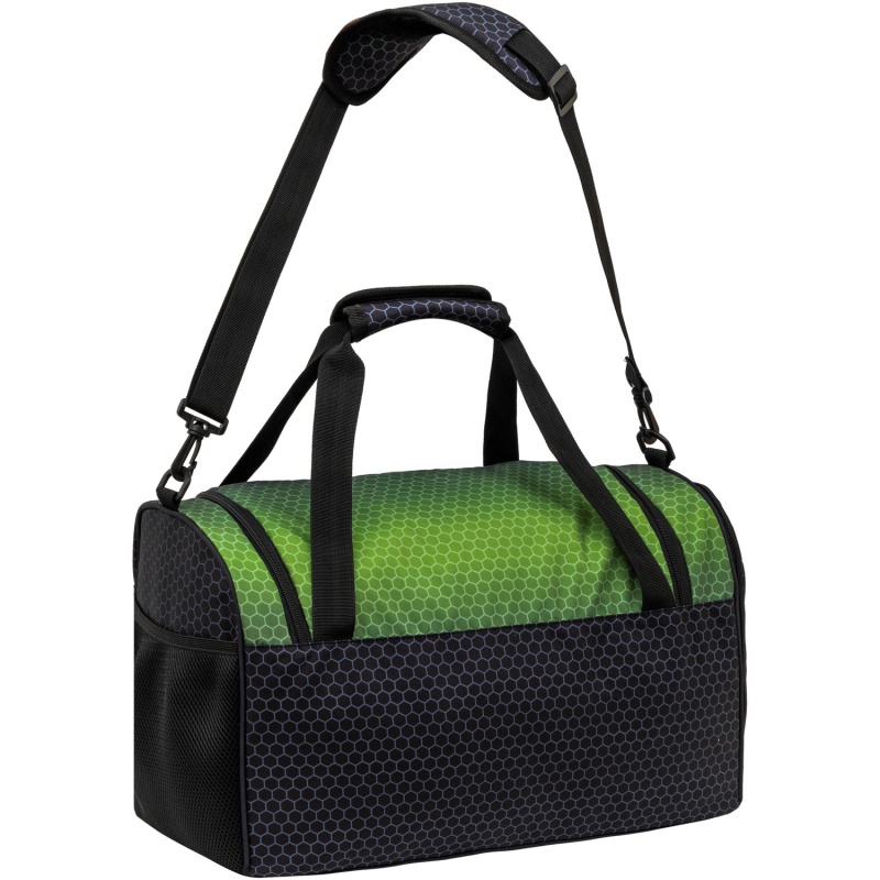 Športová taška AstraBAG Hexagon Green 45×28×22 cm, 27l