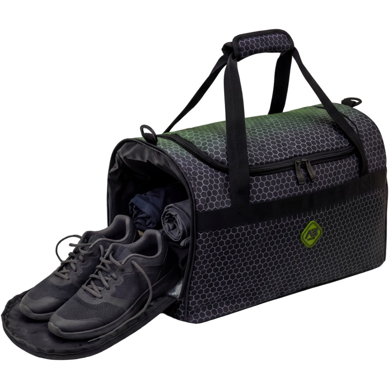 Športová taška AstraBAG Hexagon Green 45×28×22 cm, 27l