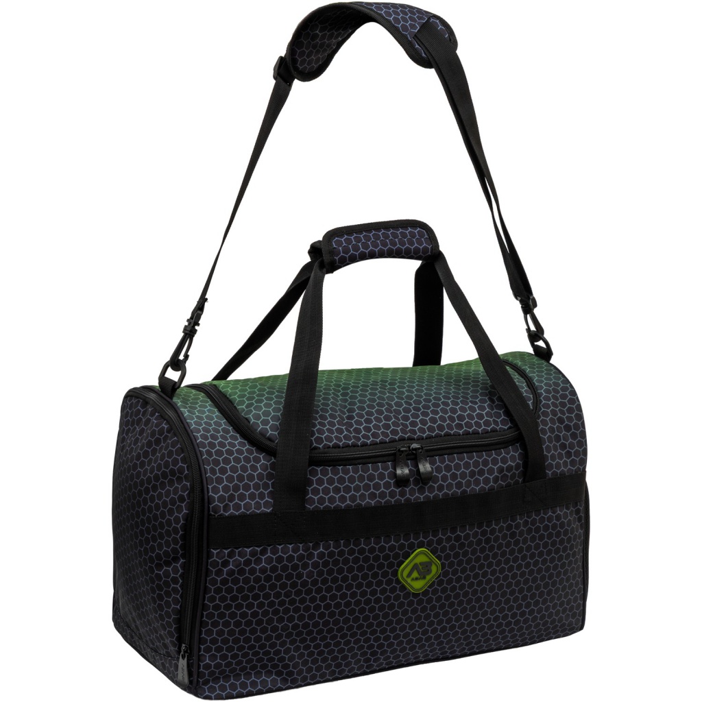 Športová taška AstraBAG Hexagon Green 45×28×22 cm, 27l