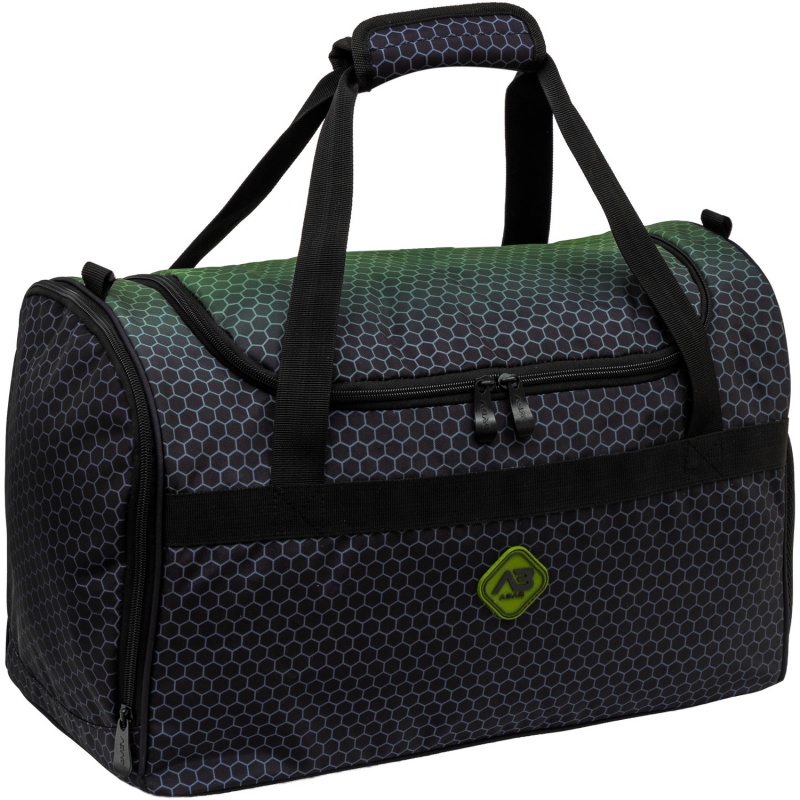Športová taška AstraBAG Hexagon Green 45×28×22 cm, 27l