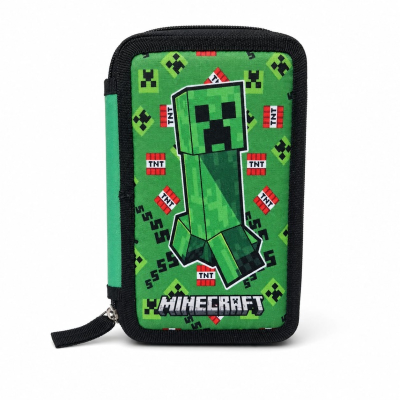 Vybavený penál Minecraft AC2 dvoukomorový