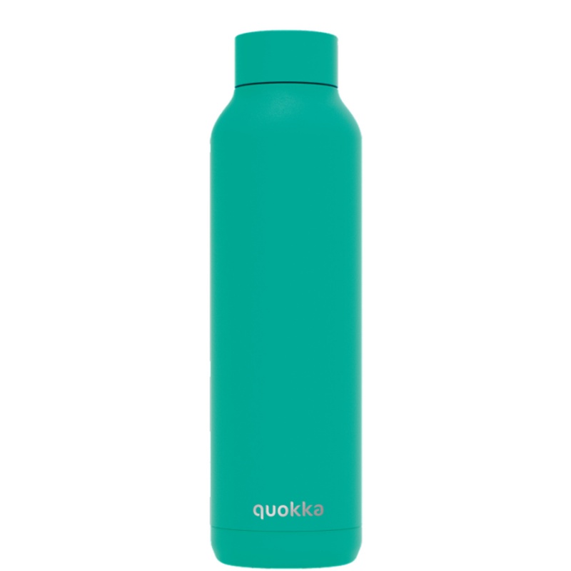 Quokka Solid, Nerezová láhev / termoska Jade Green, 630ml, 11793