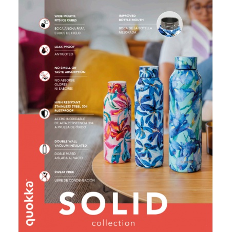 Nerezová termofľaša Quokka Solid Saffron Yellow 510 ml